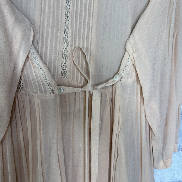 April Cornell Vintage Apricot Long Sleeve Dress - Picture 5 of 13